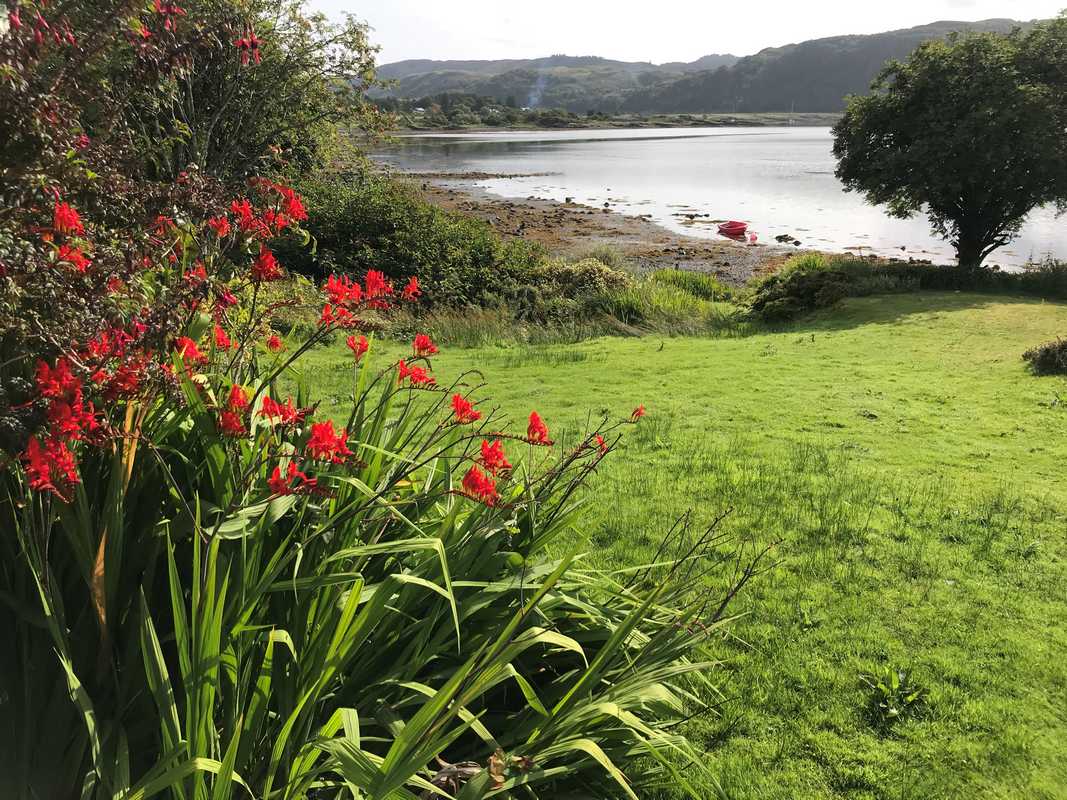 View north from balcony